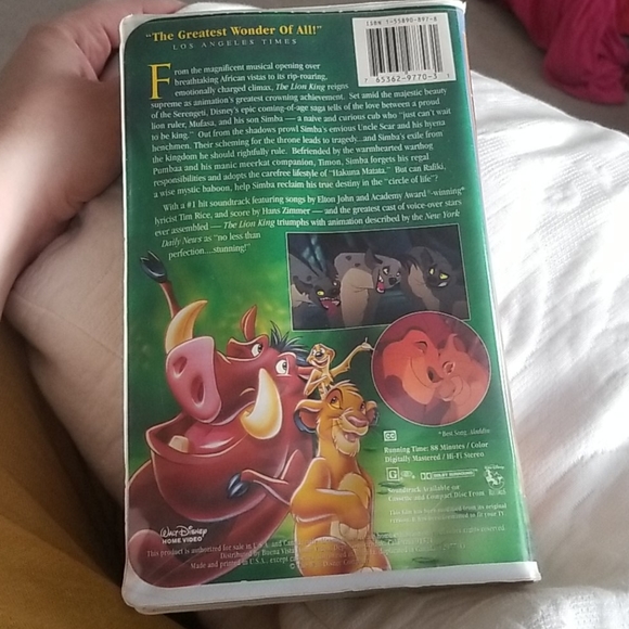 Lion King VHS - Picture 3 of 6